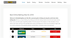 Desktop Screenshot of onlinebettingsites.com