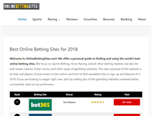 Tablet Screenshot of onlinebettingsites.com